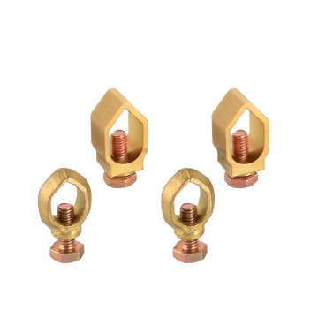 Brass earth clamps,Earth rod clamps,Earth rod connector  for Rod and Cable or Rod to banlet